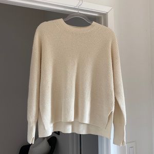Everlane Cashmere Crew, Waffle